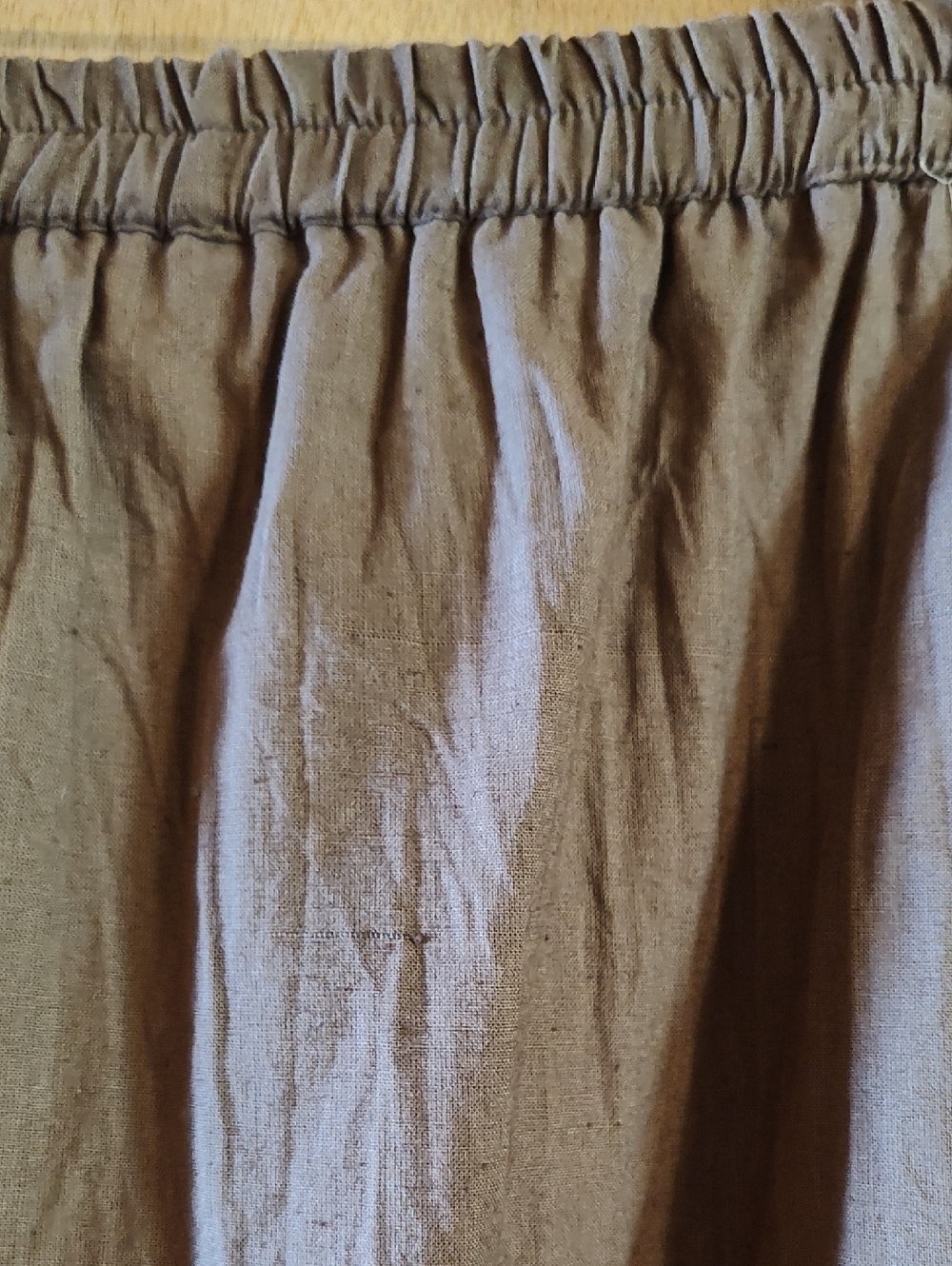 *Like New* Sacred Threads Tiered Skirt Brown 100% Cotton Boho Hippie India OS - Picture 5 of 7